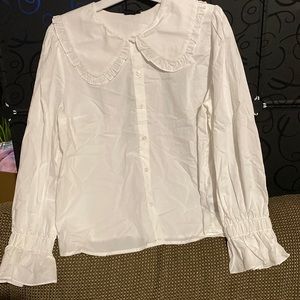 Long sleeve white size XL